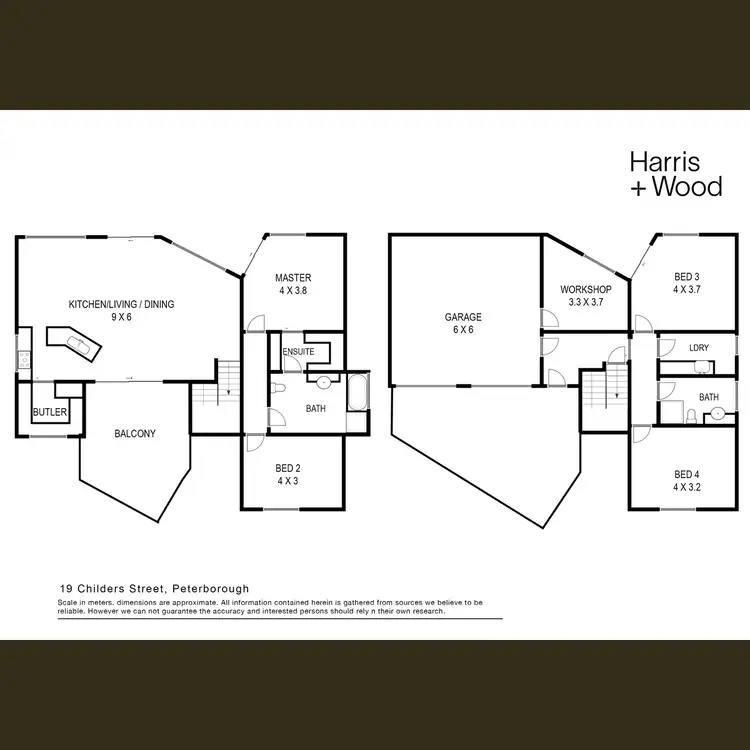 Floorplan of Homely house listing, 19 Childers Street, Peterborough VIC 3270