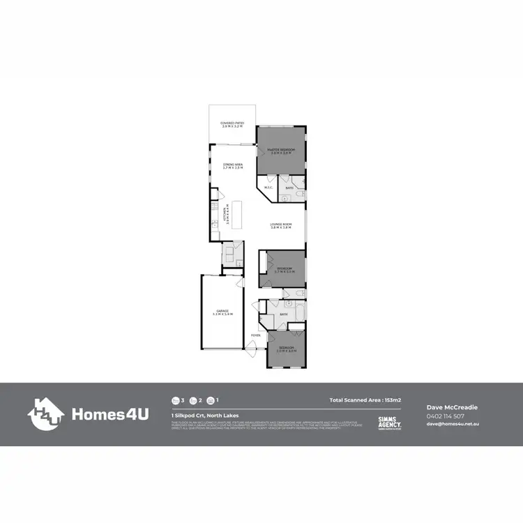 Floorplan of Homely house listing, 11 Silkpod Crt, North Lakes QLD 4509