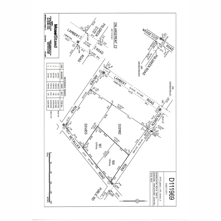 Floorplan of Homely land listing, LOT 101 Retallick Road, Port Hughes SA 5558