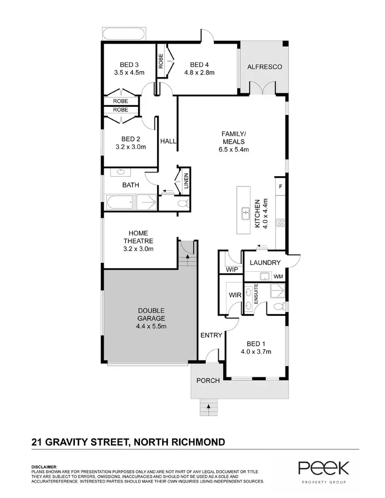 Floorplan of Homely house listing, 21 Gravity Street, North Richmond NSW 2754