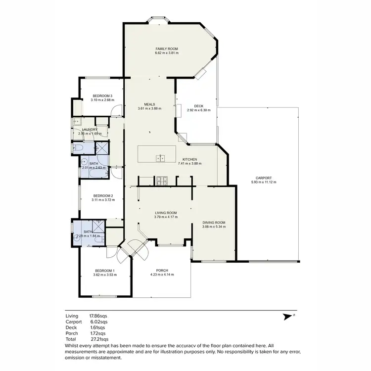 Floorplan of Homely house listing, 3 Lindman Street, Drouin VIC 3818
