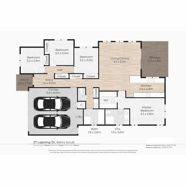 Floorplan of Homely house listing, 27 Lapwing Drive, Bahrs Scrub QLD 4207