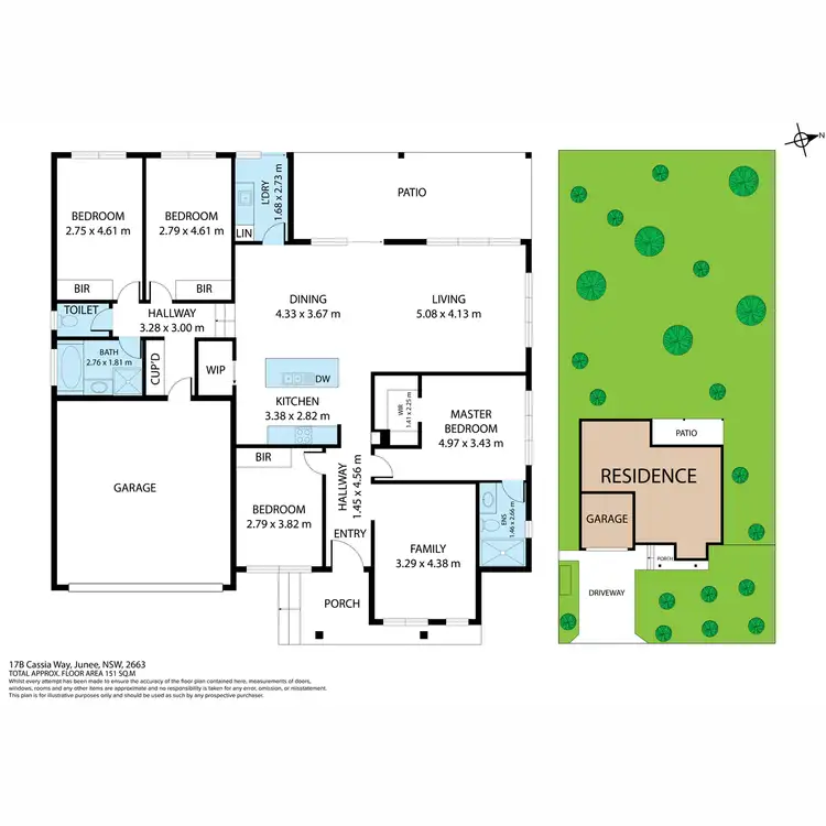 Floorplan of Homely house listing, 17b Cassia Way, Junee NSW 2663