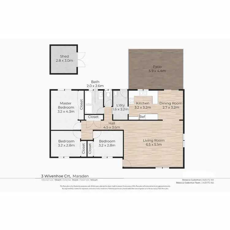 Floorplan of Homely house listing, 3 Wivenhoe Court, Marsden QLD 4132