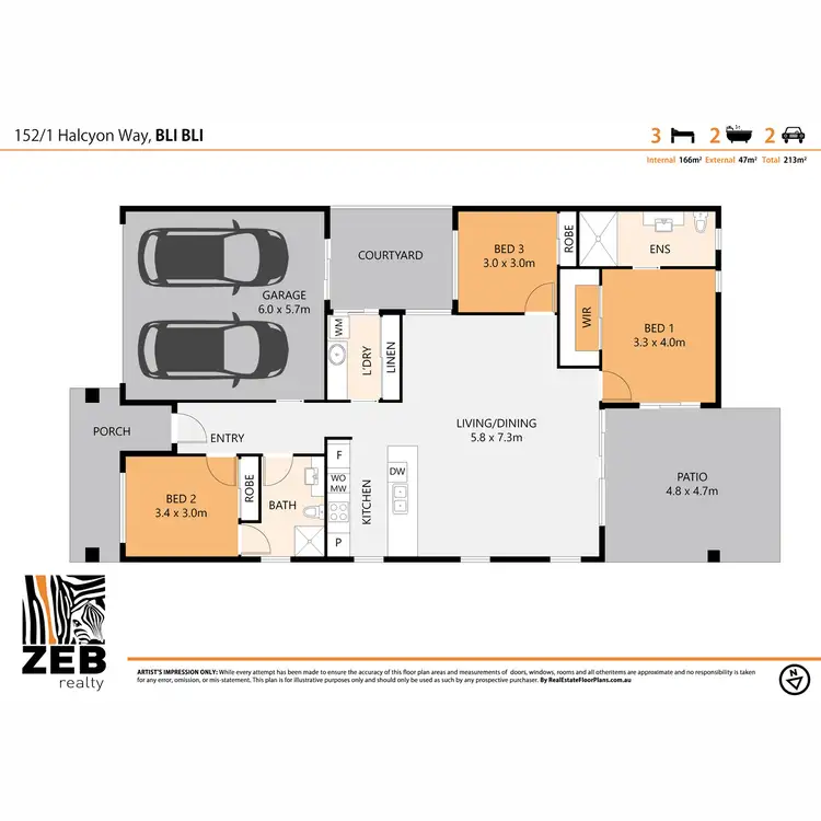 Floorplan of Homely house listing, 152/1 Halcyon Way, Bli Bli QLD 4560