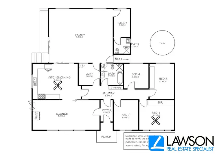 Floorplan of Homely house listing, 43 Dublin Street, Port Lincoln SA 5606