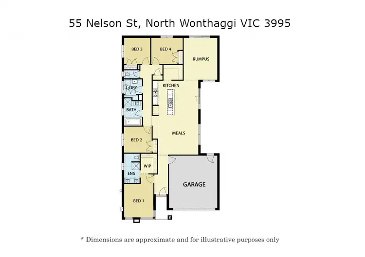 Floorplan of Homely house listing, 55 Nelson Street, North Wonthaggi VIC 3995
