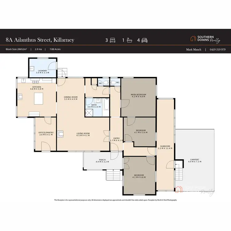 Floorplan of Homely house listing, 8A Ailanthus Street, Killarney QLD 4373