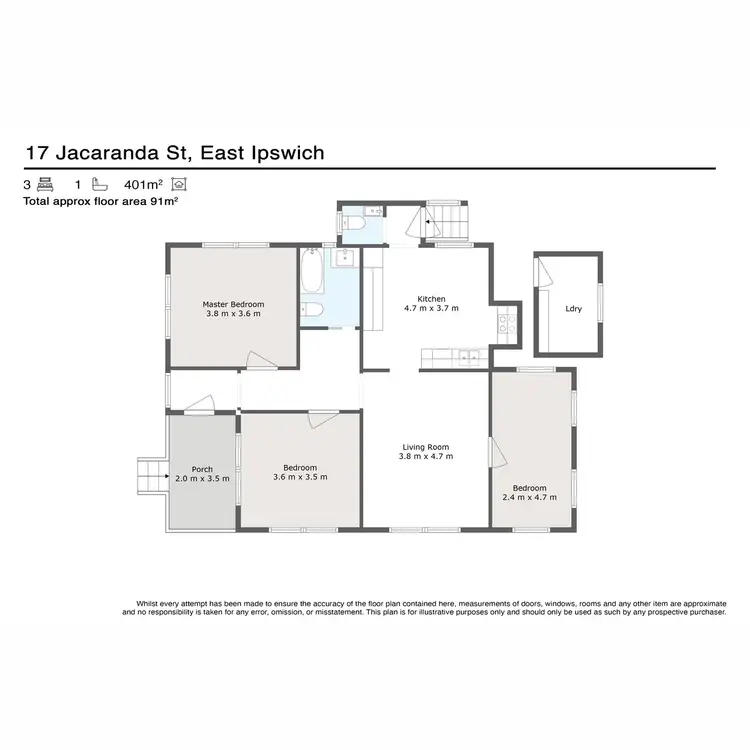 Floorplan of Homely house listing, 17 Jacaranda Street, East Ipswich QLD 4305