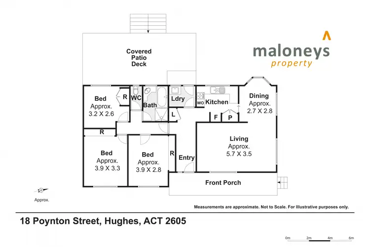 Floorplan of Homely house listing, 18 Poynton Street, Hughes ACT 2605