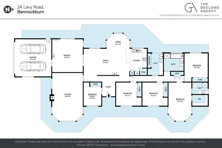 Floorplan of Homely house listing, 24 Levy Road, Bannockburn VIC 3331