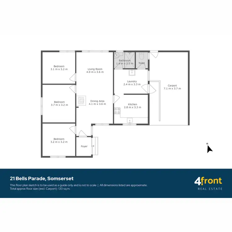 Floorplan of Homely house listing, 21 Bells Parade, Somerset TAS 7322