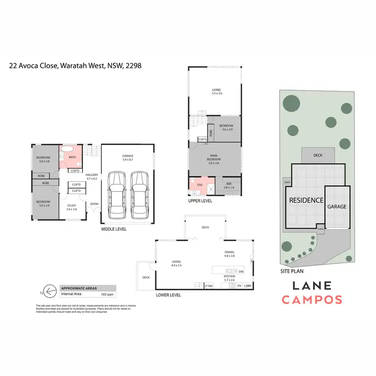 Floorplan of Homely house listing, 22 Avoca Close, Waratah West NSW 2298