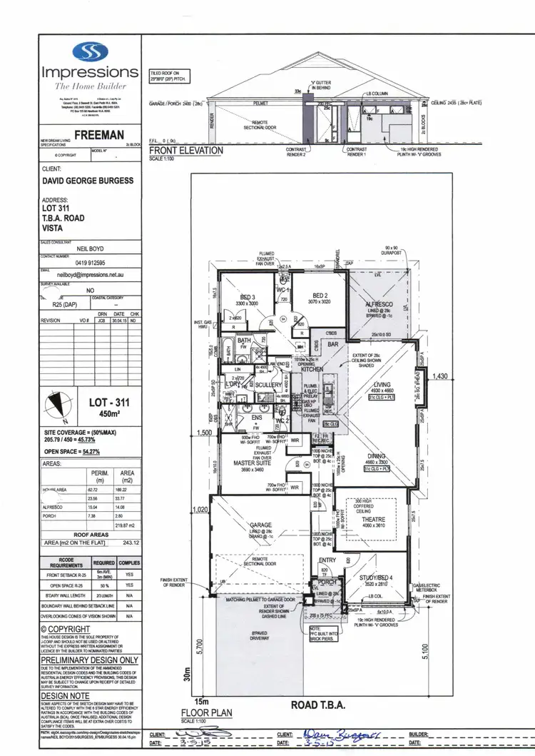 Floorplan of Homely house listing, 8 Sienna Grove, Karnup WA 6176