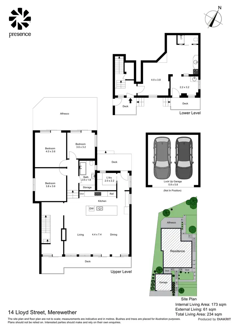 Floorplan of Homely house listing, 14 Lloyd Street, Merewether NSW 2291