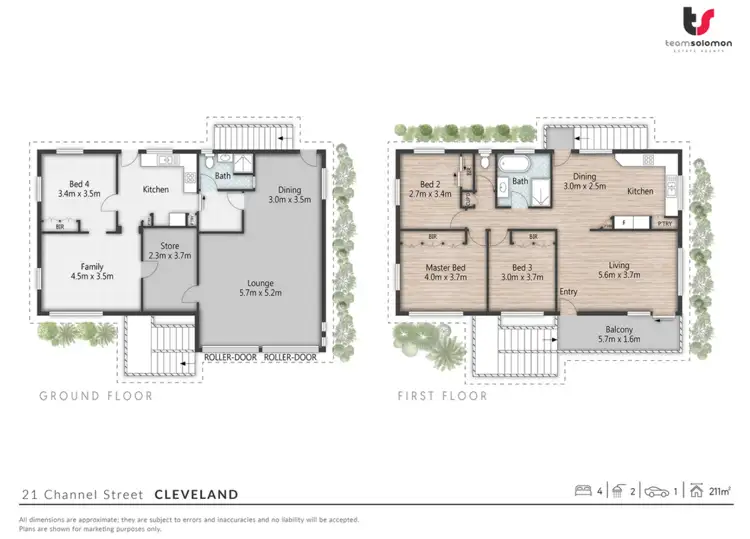Floorplan of Homely house listing, 21 Channel Street, Cleveland QLD 4163
