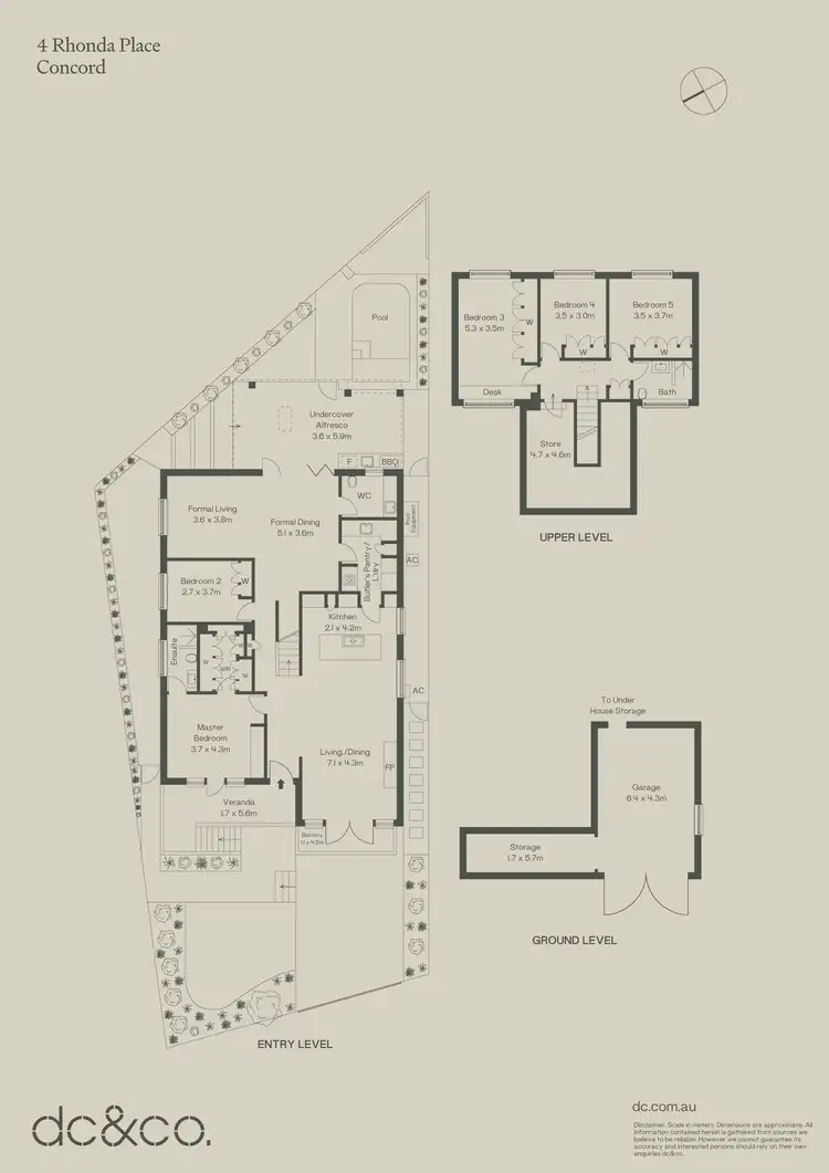 Floorplan of Homely house listing, 4 Rhonda Place, Concord NSW 2137
