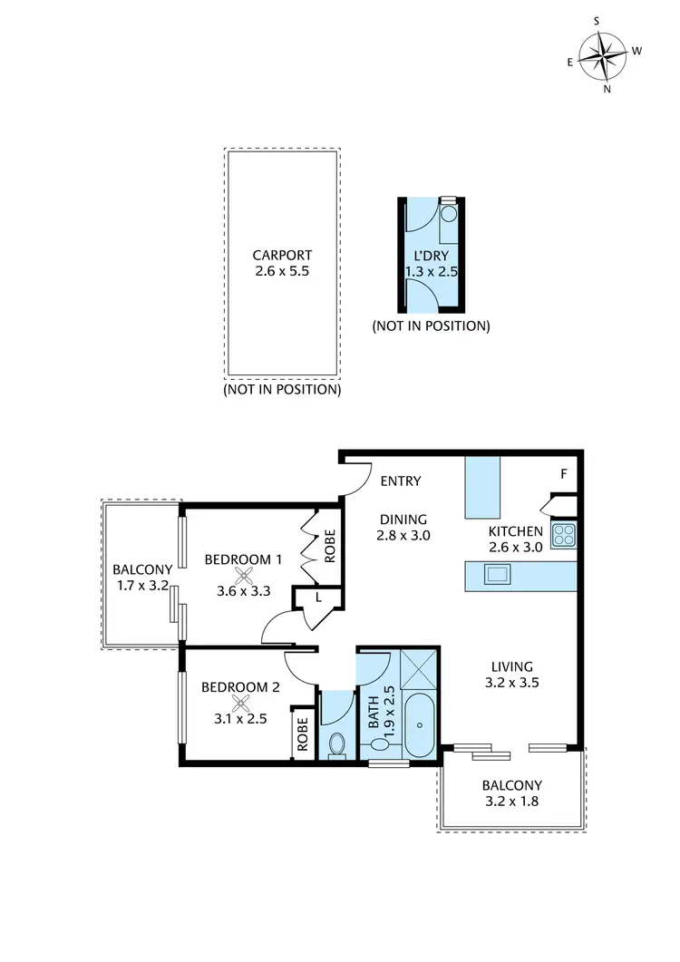 Floorplan of Homely house listing, 12/22 Moate Street, Georgetown NSW 2298
