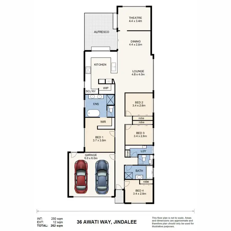 Floorplan of Homely house listing, 36 Awati Way, Jindalee WA 6036
