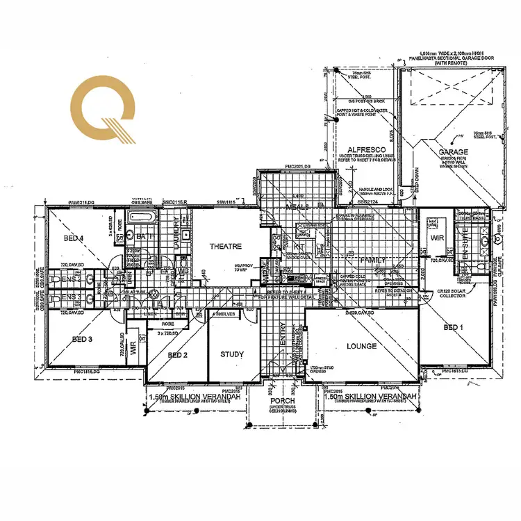 Floorplan of Homely house listing, 47 Ballara Drive, West Wodonga VIC 3690