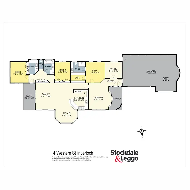 Floorplan of Homely house listing, 4 Western Street, Inverloch VIC 3996
