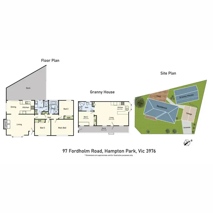 Floorplan of Homely house listing, 97 Fordholm Road, Hampton Park VIC 3976