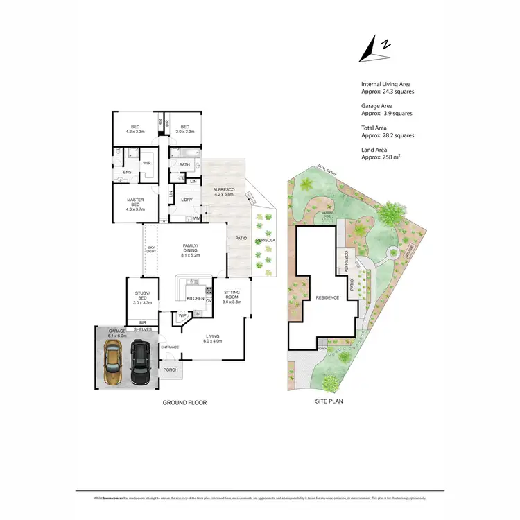 Floorplan of Homely house listing, 26 Lakeside Court, Safety Beach VIC 3936