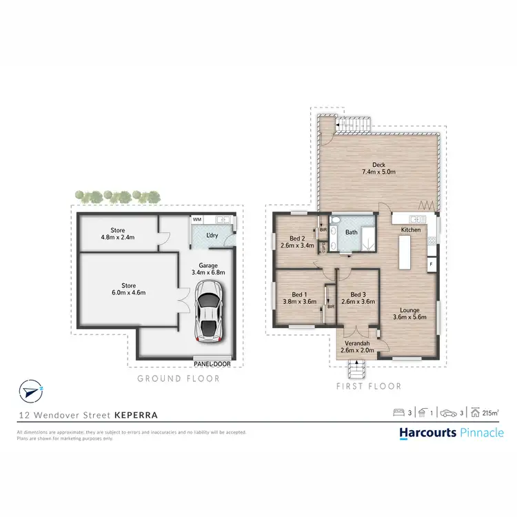 Floorplan of Homely house listing, 12 Wendover Street, Keperra QLD 4054