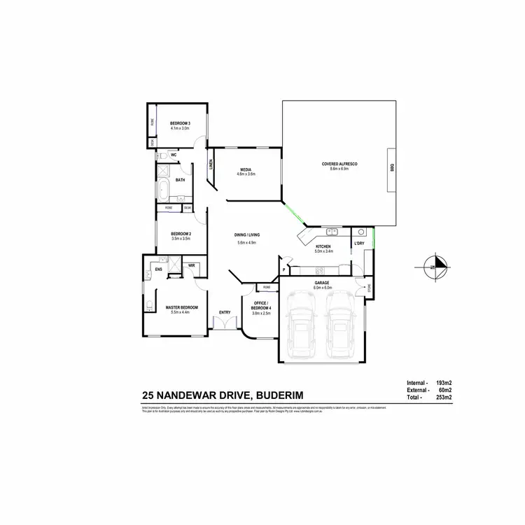 Floorplan of Homely house listing, 25 Nandewar Drive, Buderim QLD 4556
