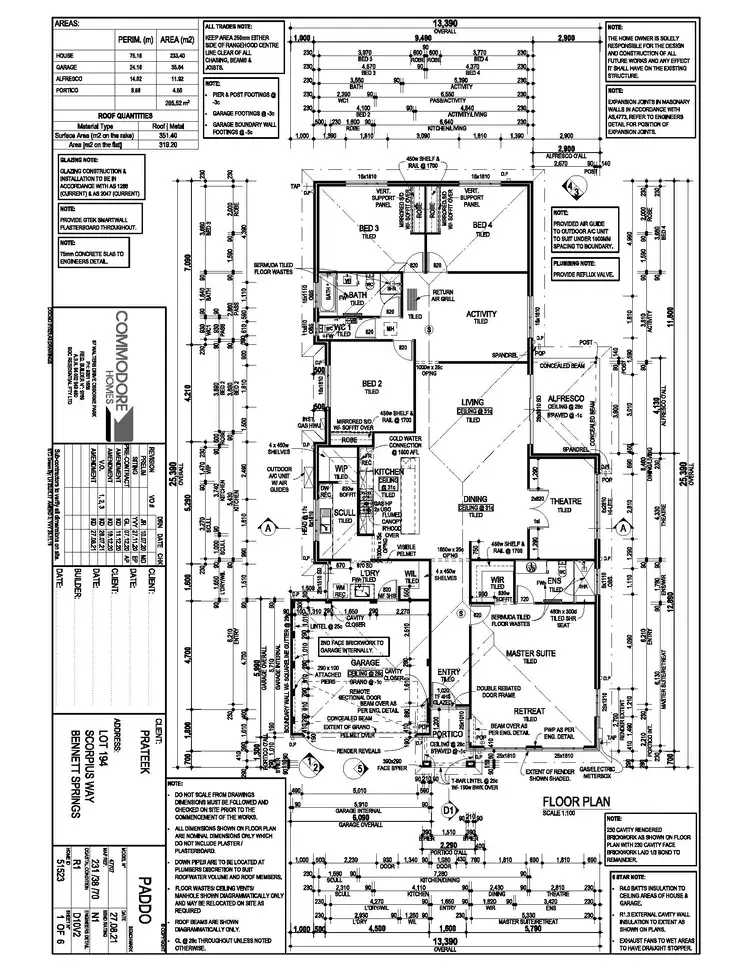 Floorplan of Homely house listing, 23 Scorpius Way, Bennett Springs WA 6063