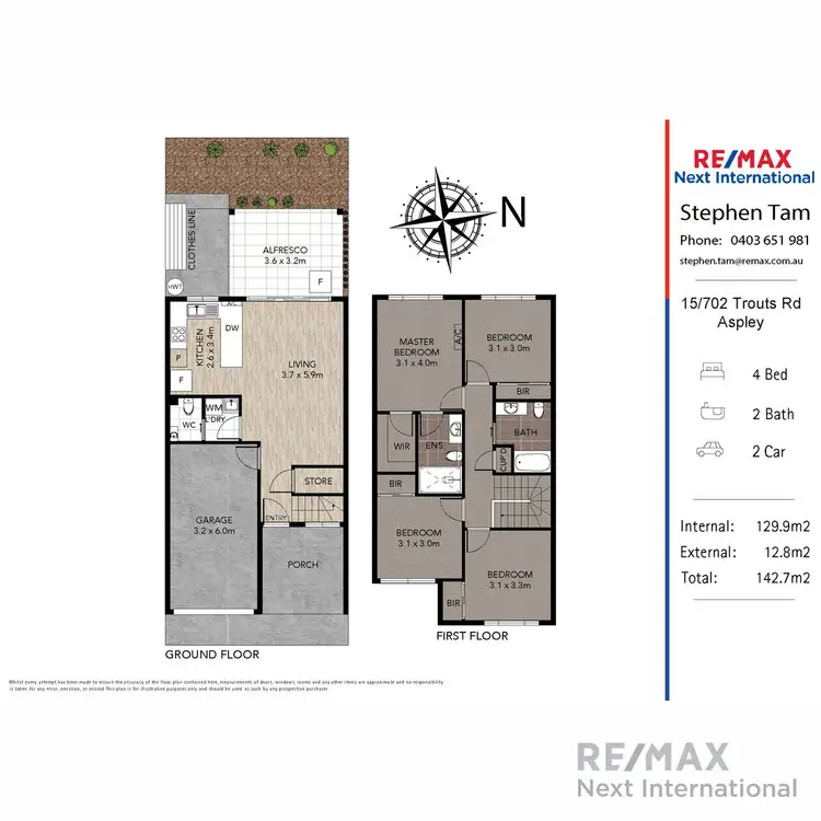 Floorplan of Homely townhouse listing, 15/702 Trouts Road, Aspley QLD 4034