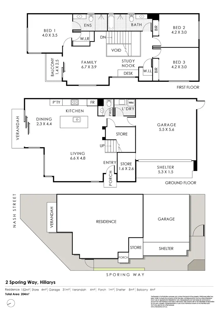 Floorplan of Homely house listing, 2 Sporing Way, Hillarys WA 6025