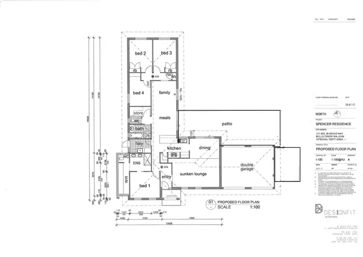 Floorplan of Homely house listing, 28 Weeks Way, Bull Creek WA 6149