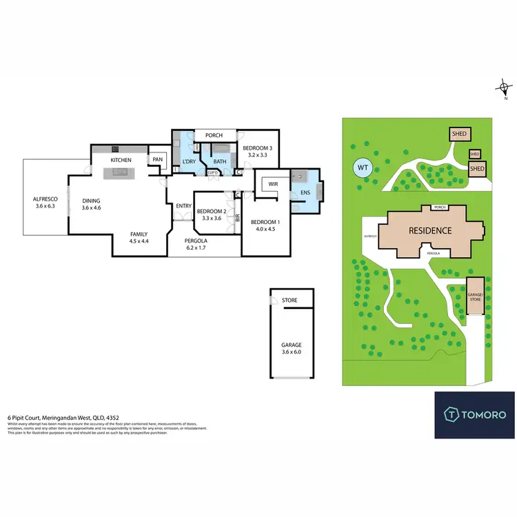 Floorplan of Homely house listing, 6 Pipit Court, Meringandan West QLD 4352