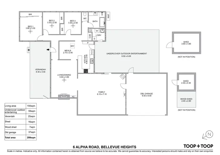 Floorplan of Homely house listing, 6 Alpha Road, Bellevue Heights SA 5050
