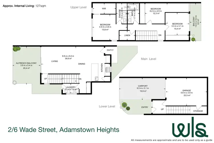 Floorplan of Homely townhouse listing, 2/6 Wade Street, Adamstown Heights NSW 2289