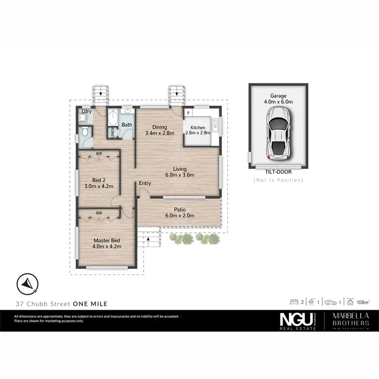 Floorplan of Homely house listing, 37 Chubb Street, One Mile QLD 4305
