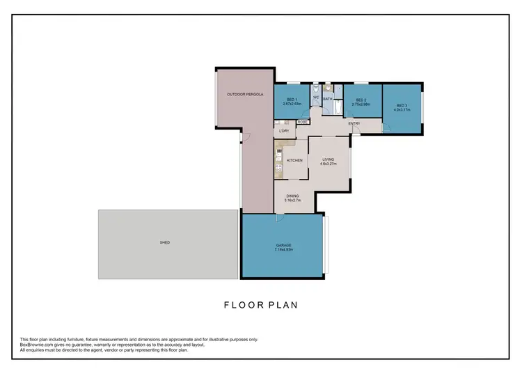 Floorplan of Homely house listing, 25 Bronwyn Crescent, Salisbury North SA 5108
