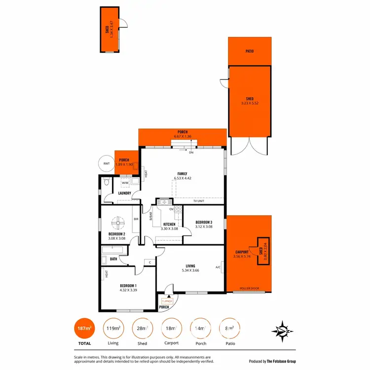 Floorplan of Homely house listing, 1 Burnell Street, Linden Park SA 5065