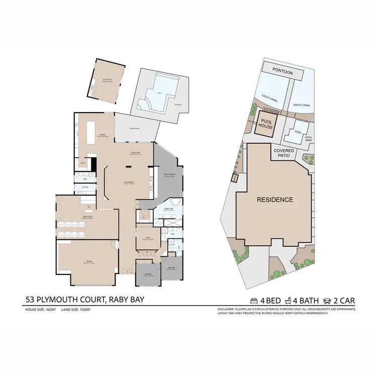 Floorplan of Homely house listing, 53 PLYMOUTH Court, Raby Bay QLD 4163