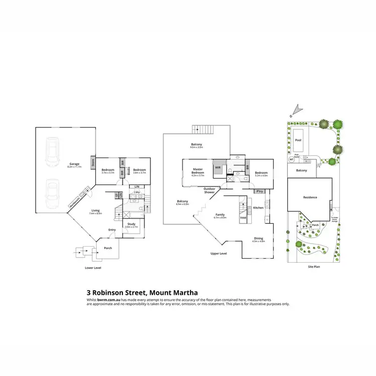 Floorplan of Homely house listing, 3 Robinson Street, Mount Martha VIC 3934