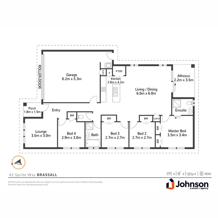 Floorplan of Homely house listing, 42 Sprite Way, Brassall QLD 4305
