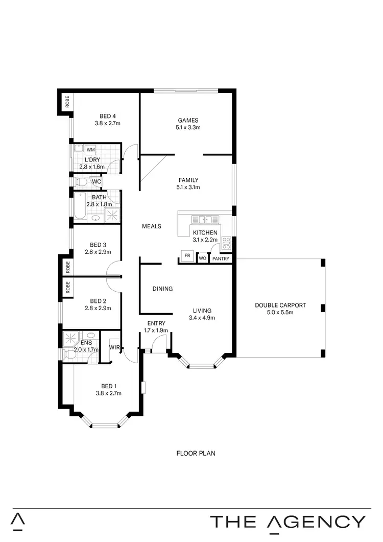 Floorplan of Homely house listing, 16 Trochidae Way, Heathridge WA 6027