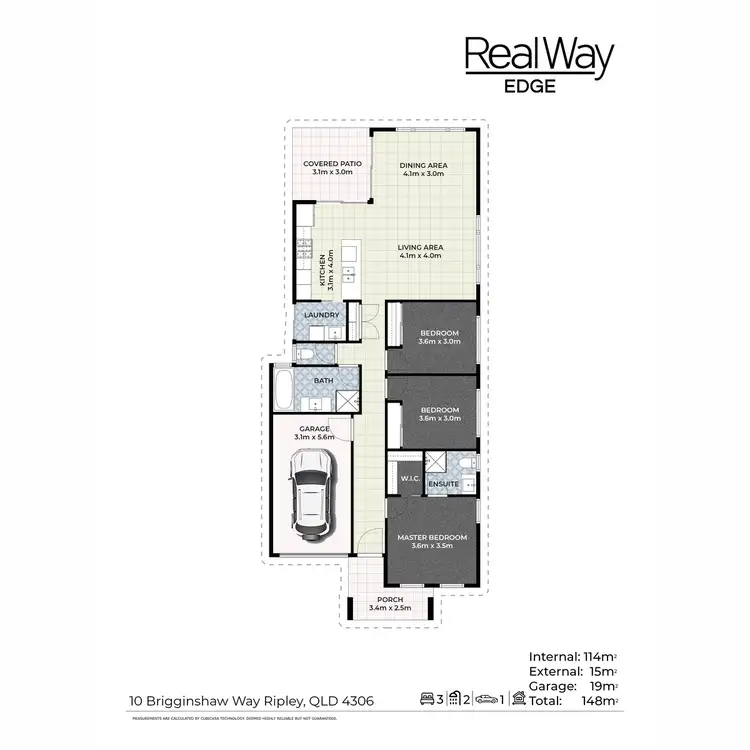 Floorplan of Homely house listing, 10 Brigginshaw Way, Ripley QLD 4306