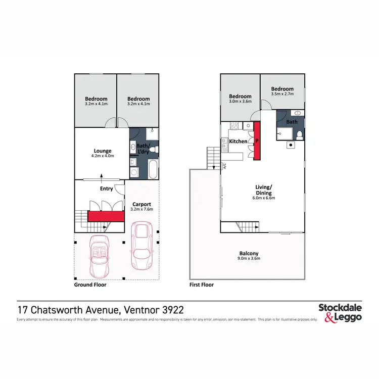 Floorplan of Homely house listing, 17 Chatsworth Avenue, Ventnor VIC 3922