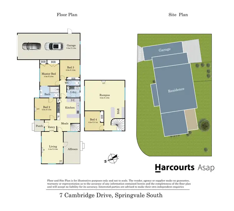 Floorplan of Homely house listing, 7 Cambridge Drive, Springvale South VIC 3172