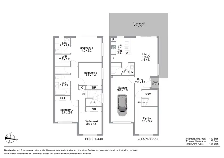 Floorplan of Homely townhouse listing, 13/51 Lavender Drive, Griffin QLD 4503