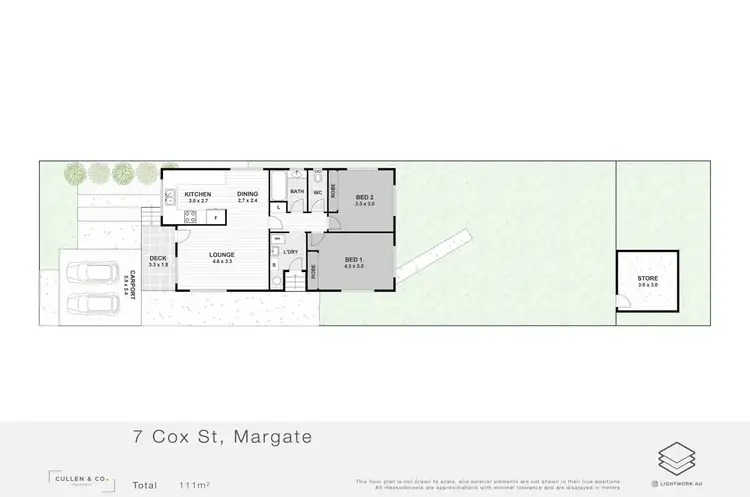 Floorplan of Homely house listing, 7 Cox Street, Margate QLD 4019