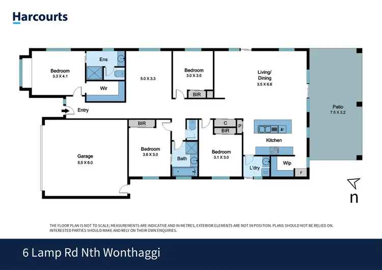 Floorplan of Homely house listing, 6 Lamp Road, North Wonthaggi VIC 3995