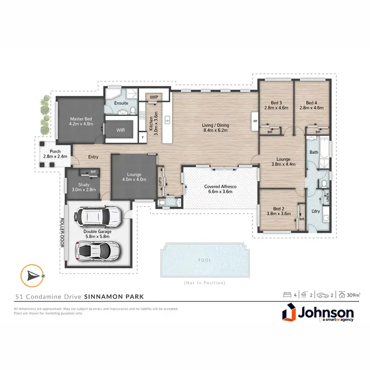 Floorplan of Homely house listing, 51 Condamine Drive, Sinnamon Park QLD 4073